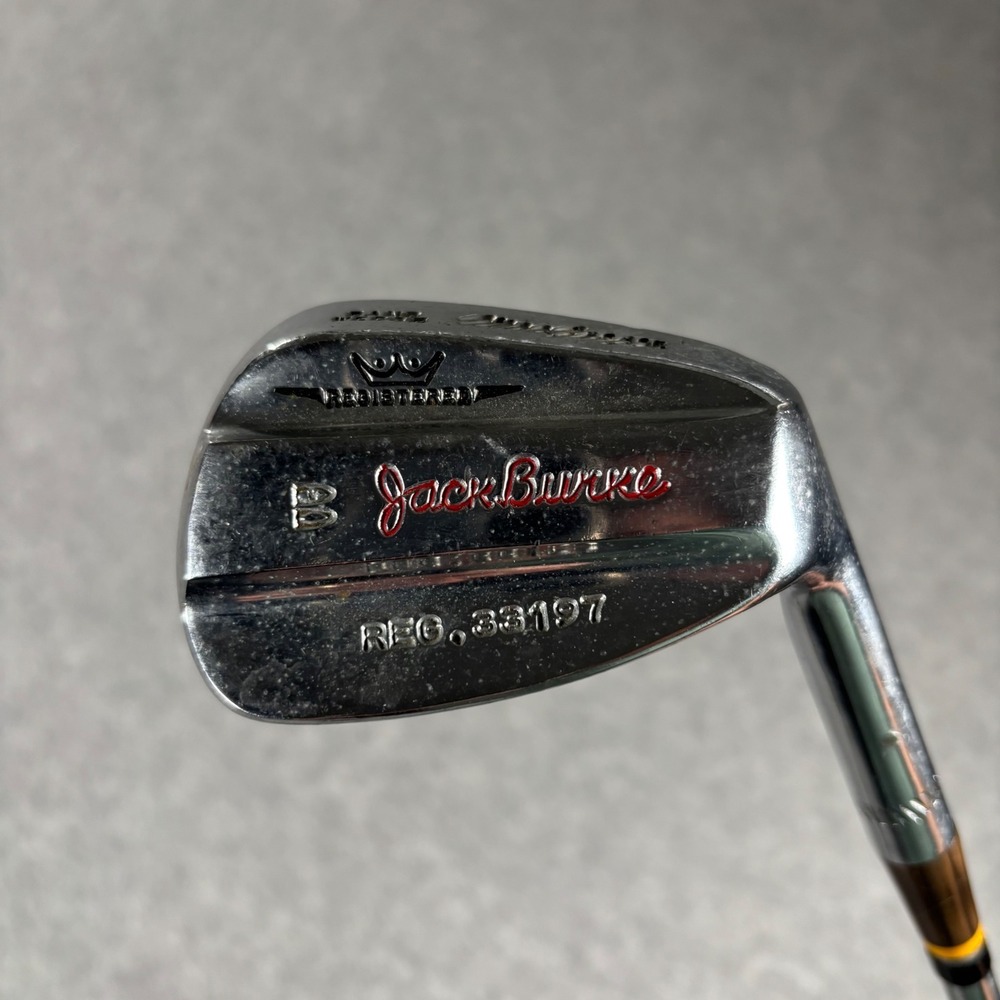 MacGregor Jack Burke Sand Wedge Mens 35.5in Silver Good Vintage Dotted‎ Face